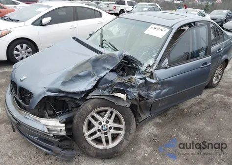 2000 BMW 323I из США, поврежденный, VIN WBAAM3347YFP70968